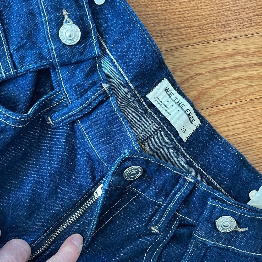 Free People High Street Trouser Jeans Size 28 NWT